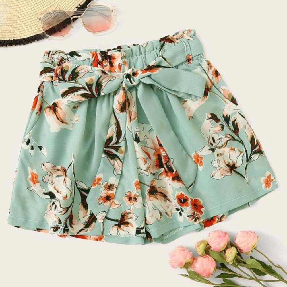 Floral Shorts - NWOT